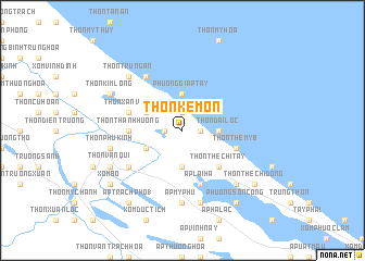 map of Thôn Kế Môn