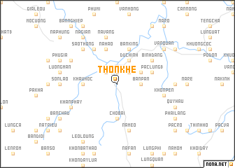 map of Thôn Khe