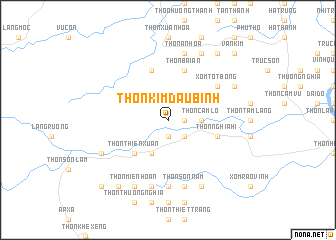 map of Thôn Kim Ðâu Bình