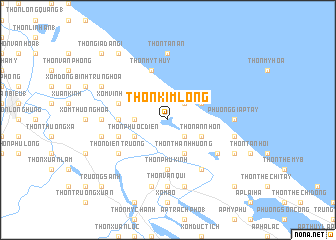 map of Thôn Kim Long