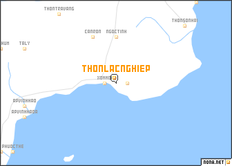 map of Thôn Lạc Nghiệp