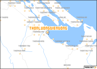 map of Thôn Lương Ðiền Ðông