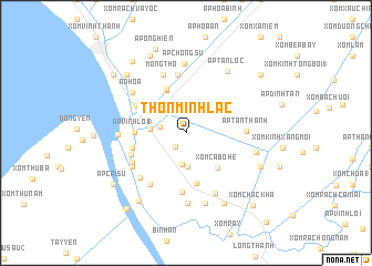 map of Thôn Minh Lạc