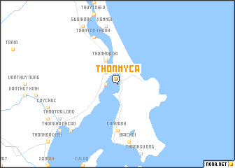 map of Thôn Mỹ Ca