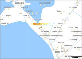 map of Thôn Mỹ Hưng