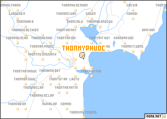 map of Thôn Mỹ Phước