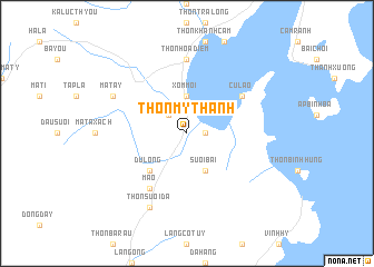 map of Thôn Mỹ Thạnh