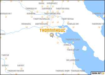 map of Thôn Ninh Ðức