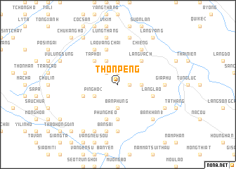 map of Thôn Pèng
