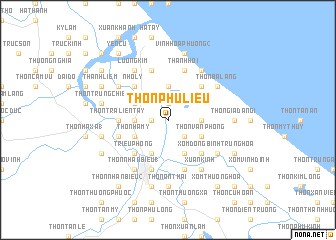 map of Thôn Phú Liễu