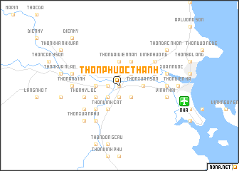 map of Thôn Phước Thạnh