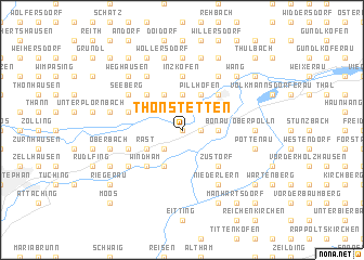 map of Thonstetten