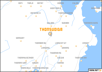 map of Thôn Suối Ðá