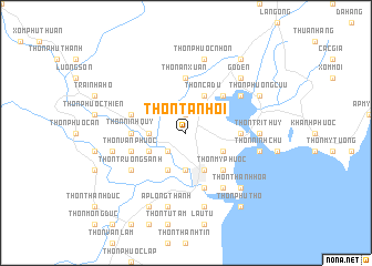 map of Thôn Tân Hội