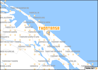 map of Thôn Tân Sa