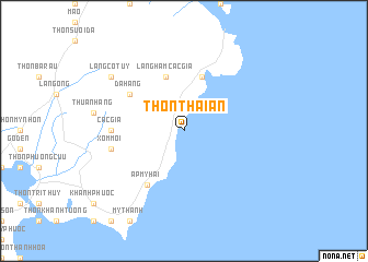 map of Thôn Thái An