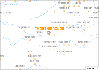 map of Thôn Thiên Xuân