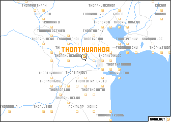 map of Thôn Thuận Hòa