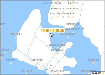 map of Thôn Tri Hòa