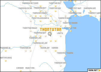 map of Thôn Từ Tâm