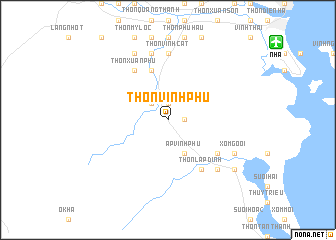 map of Thôn Vĩnh Phú
