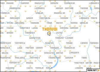 map of Thôn Vơi