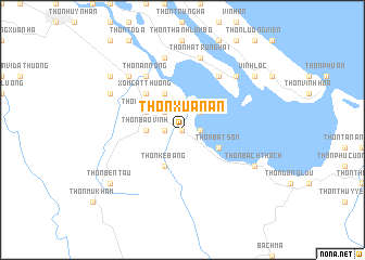 map of Thôn Xuân An