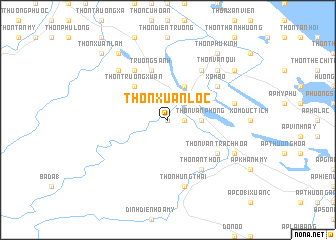 map of Thôn Xuân Lộc