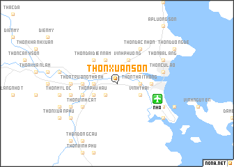 map of Thôn Xuân Sơn