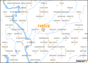 map of Thonze