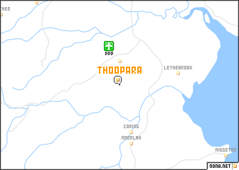 map of Thoopara