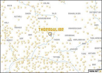 map of Thora Duliār