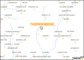 map of Thorame-Basse