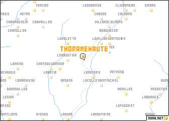 map of Thorame-Haute