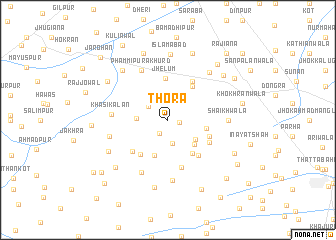 map of Thora