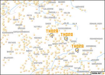 map of Thora