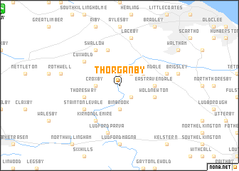 map of Thorganby