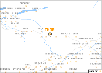 map of Thörl