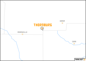 map of Thornburg