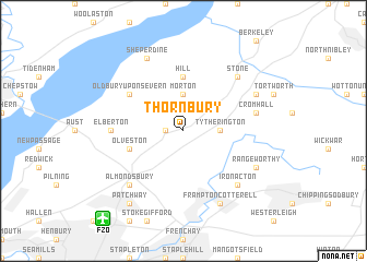 map of Thornbury