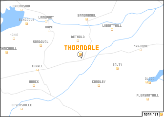 map of Thorndale