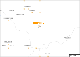 map of Thorndale