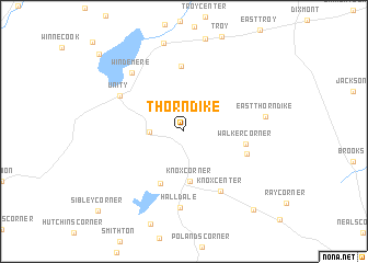 map of Thorndike