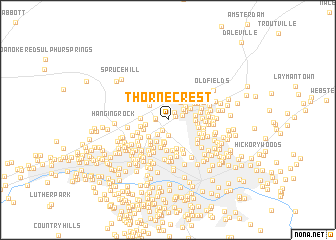 map of Thornecrest