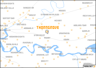 map of Thorn Grove