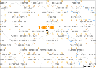 map of Thorn Hill