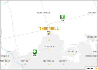 map of Thornhill