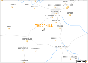 map of Thornhill