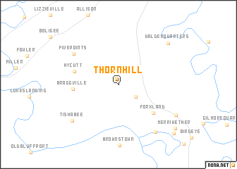 map of Thornhill