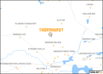 map of Thornhurst